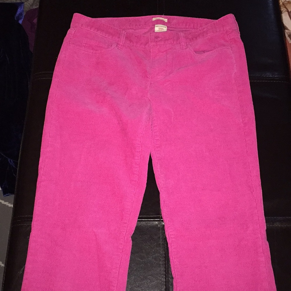Pink J Crew cords